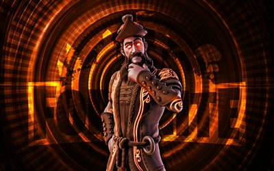 Dark Hacivat Fortnite, 4k, orange spiral background, Fortnite, creative, Dark Hacivat Skin, Fortnite Dark Hacivat Skin, Dark Hacivat, Fortnite characters