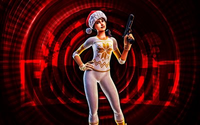 उत्सव पीजे पेट्रोलर फ़ोर्टनाइट, 4k, लाल सर्पिल पृष्ठभूमि, fortnite, रचनात्मक, उत्सव पीजे गश्ती त्वचा, फ़ोर्टनाइट फेस्टिव पीजे पेट्रोलर स्किन, उत्सव पीजे गश्ती, फ़ोर्टनाइट पात्र