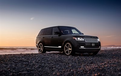 Suv de 2015, el Range Rover Sport, luz, negro Range Rover
