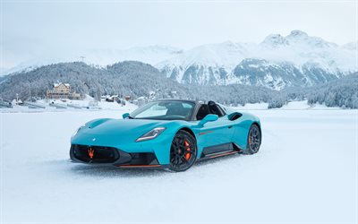 maserati mcpura cielo magma congelado, 4k, invierno, 2026 coches, superdeportivos, m240, maserati mc20, coches italianos, sintonización, 2026maserati mc20, maserati