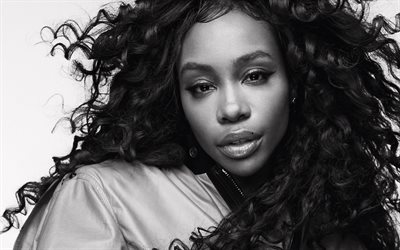 sza, 4k, المغني الأمريكي, إلتقاط صورة, أحادية اللون, سولانا إيماني رو, جلسة تصوير sza