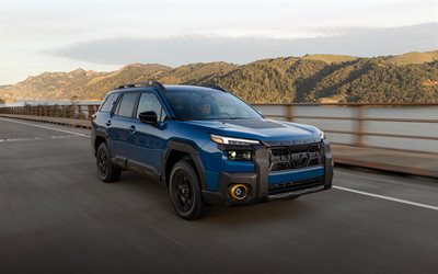 4k, subaru outback wilderness, tie, 2026 autoja, liike epäterävyyttä, vaunut, 2026 subaru outback, japanilaiset autot, subaru