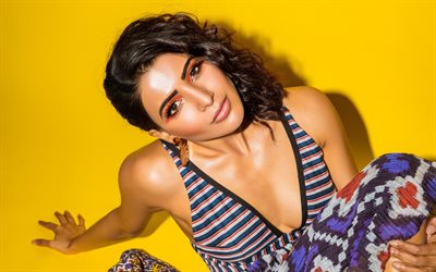 samantha ruth prabhu, 4k, güzellik, hintli aktris, bollywood'un, film yıldızları, portre, samantha ruth prabhu'nun resimleri, hintli ünlü, samantha ruth prabhu fotoğraf çekimi