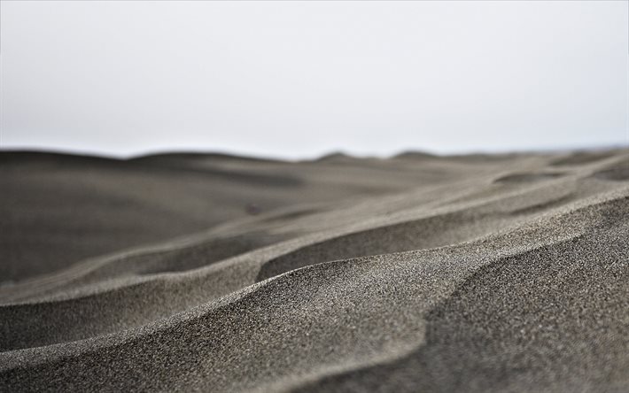 रेगिस्तान, रेत, रेत के टीलों के