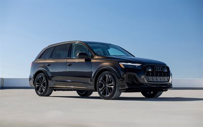 Audi Q7 55 TFSI quattro, 4k, SUVs, 2025 cars, US-spec, Bronze Audi Q7, 2025 Audi Q7, german cars, Audi