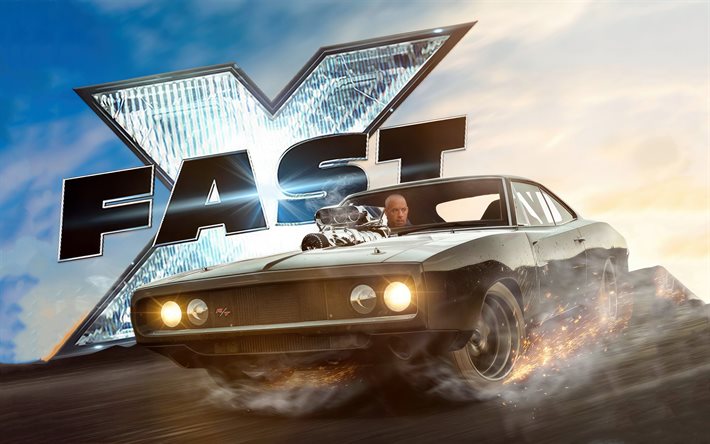 4k, Dominic Toretto, fan art, Dom, Fast X, poster, 2023 movie, Fast and Furious, Vin Diesel