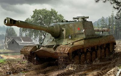 objekt 268, konstverk, world of tanks, sovjetiska stridsvagnar, wot, tankar, objekt 268 world of tanks