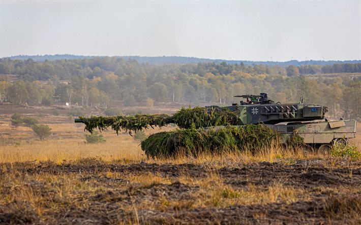 leopard 2a7, 4k, tysk huvudstridsvagn, bundeswehr, skjutbana, tysk armé, tyska stridsvagnar, pansarfordon, mbt, tankar