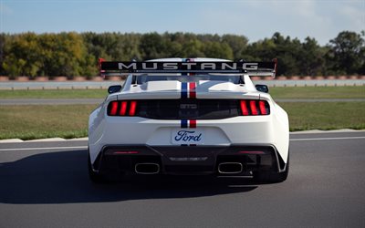 2025, ford mustang gtd, geist amerikas, 4k, rückansicht, äußerlich, ford mustang tuning, neuer mustang 2025, amerikanische sportwagen, ford