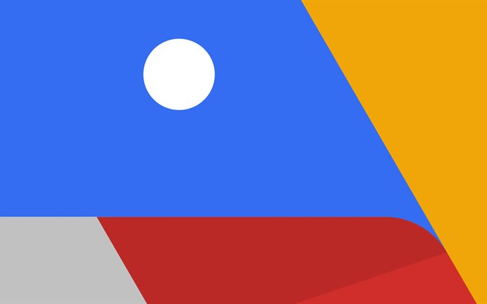 गूगल बादल, 4k, लोगो, सार पृष्ठभूमि
