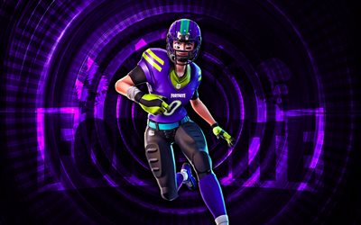 interceptor fortnite, 4k, fondo espiral violeta, fortnite, creativo, piel interceptora, diseño de interceptor fortnite, interceptador, personajes fortnite