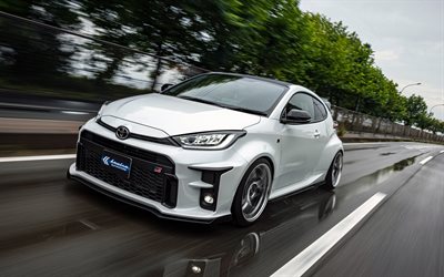 Kruise KR-GRYRR, 4k, rain, 2024 cars, tuning, 2024 Toyota GR Yaris, exterior, Toyota GR Yaris, japanese cars, Toyota