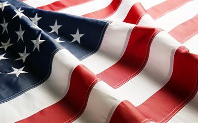 amerikanska flaggan, tyg, usa s flagga