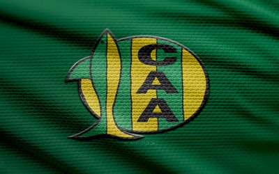 logotipo de tela ca aldosivi, 4k, fondo de tela verde, división de primera argentina, bokeh, fútbol, logotipo de ca aldosivi, fútbol americano, ca aldosivi emblema, ca aldosivi, club de fútbol argentino, aldosivi fc