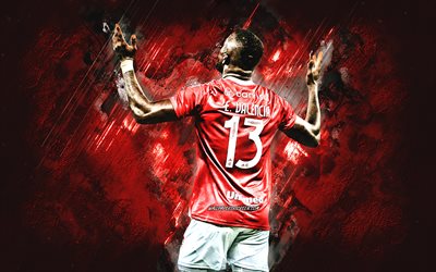 enner valencia, sc internacional, futbolista ecuatoriano, fondo de piedra roja, arte grune, fútbol, internacional, brasil, enner valencia internacional