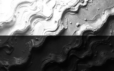 सिएना झंडा, 4k, पत्थर की लहर बनावट, इतालवी शहरों के झंडे, सिएना का झंडा, 3डी सिएना झंडा, इटली, सिएना शहर का झंडा, सिएना