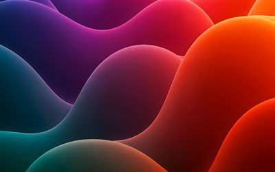 4k, colorful abstract waves, colorful glow, abstract curves, abstract vortex, colorful abstraction, abstract wavy background, abstract waves, abstract backgrounds