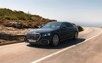 मर्सिडीज बेंज एस 500, 4k, सड़क, 2026 कारें, लक्जरी कारें, वी223, 2026 मर्सिडीज बेंज एस क्लास, जर्मन कारें, मर्सिडीज