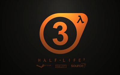 half-life 3, logo, valve, games 2017