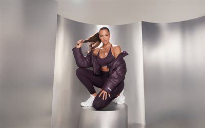 クロエ・カーダシアン, アメリカのファッションモデル, 写真撮影, アメリカの有名人, マルーンスウェットスーツ, khloe kardashian photoshoot