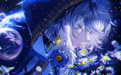 domenica, margherite, honkai star rail, notte, manga, personaggi anime, personaggi ferroviari di honkai star, domenica honkai star rail