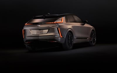 4k, cadillac lyriq v, vista posteriore, 2026 auto, us spec, 2026 cadillac lyriq v, auto americane, cadillac