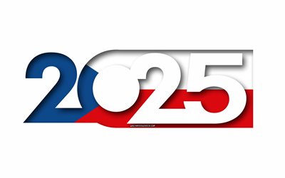 2025 tjeckien, vit bakgrund, tjeckien, minimal konst, 2025 tjeckien begrepp, tjeckien 2025, tjeckiska flaggor, 2025 tjeckien bakgrund, tjeckien flagga