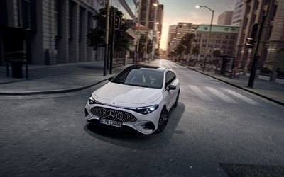2027, mercedes benz cla shooting brake, 4k, vorderansicht, außen, weißer kombi, weißer mercedes benz cla, cla klasse, deutsche autos, mercedes benz