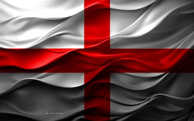 4k, bandera de alessandria, ciudades de italia, bandera de alessandria 3d, italia, bandera de alejandría, textura 3d, alejandría, día de alejandría, símbolos nacionales italianos, arte 3d, bandera de la ciudad de alessandria