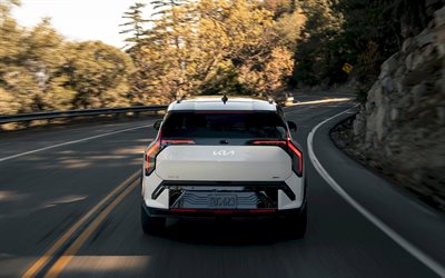 2027, kia ev3, 4k, vista trasera, exterior, cruce electrico, kia ev3 blanco, nuevo kia ev3 2027, autos surcoreanos, kia