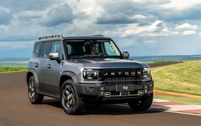 jetour t2 i dm, 4k, geçitler, 2026 araba, yarış yolu, 2026 jetour t2 i dm, çin arabaları, jet turu