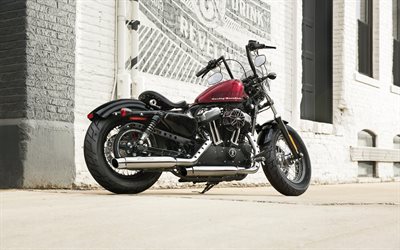 harley davidson sportster xl1200x quarantotto, vista posteriore, bike 2015, superbike, motociclette americane, 2015 harley davidson sportster xl1200x quarantotto, harley davidson