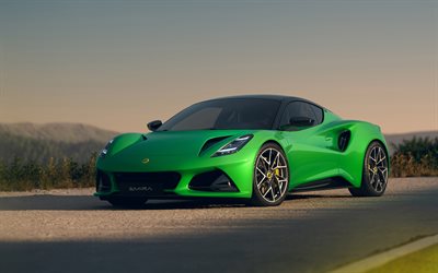 2026, Lotus Emira V6 SE, 4k, green supercars, exterior, front view, green Lotus Emira, supercar, Lotus Emira, British sports cars, Lotus