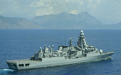 tcg orucreis, f 245, fregata turca, fregata di classe barbaros, marina turca, f245, navi da navi da guerra turche, tacchino, nato