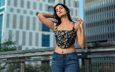 madhuri jain, 4k, attrice indiana, bollywood, bellezza, immagini con madhuri jain, donna bruna, attrice popolare, celebrità indiana, photoshoot di madhuri jain