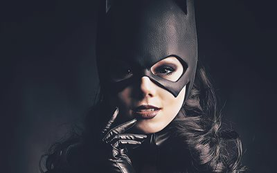 Batgirl, superheroes, DC Super Hero Girls, portrait, DC comics, Barbara Kathleen Gordon, Babs
