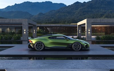 2025, bugatti brouillard, 4k, vista lateral, exterior, hipercar, autos de lujo, nuevo bugatti brouillard, green bugatti brouillard 2026, bugatti