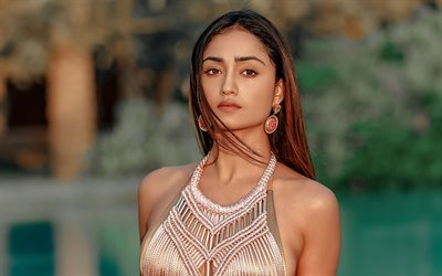 Tridha Choudhury, 4k, 2022, indian celebrity, Bollywood, movie stars, saree, pictures with Tridha Choudhury, indian actress, Tridha Choudhury photoshoot