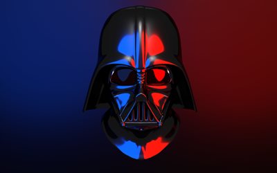4k, Darth Vader, personajes de ficción, casco, mínimo, de Star Wars