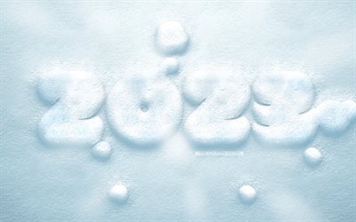 4k, 2023 Happy New Year, snowy 3D digits, winter, christmas decorations, 2023 concepts, Merry Christmas, 2023 3D digits, xmas decorations, Happy New Year 2023, creative, 2023 snowy digits, 2023 year, 2023 snowy background