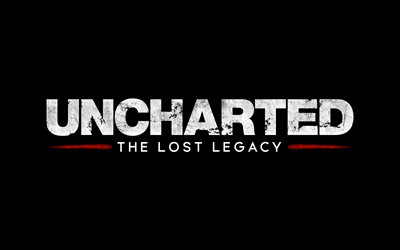 uncharted the lost legacy, 2016, logo, 4k