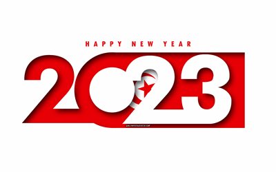 Happy New Year 2023 Tunisia, white background, Tunisia, minimal art, 2023 Tunisia concepts, Tunisia 2023, 2023 Tunisia background, 2023 Happy New Year Tunisia