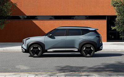 2027, kia seltos, 4k, seitenansicht, außen, kompakte frequenzweiche, blauer kia seltos, neuer kia seltos 2027, südkoreanische autos, kia