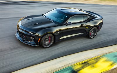 슈퍼카, 2017, 미국의 자동차 1, 속도, 도로, 블랙 chevrolet