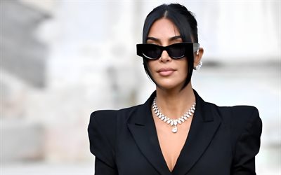 Kim Kardashian, 4k, black costume, american actress, Hollywood, american celebrity, popular actress, Kimberly Noel Kardashian, beauty, Kim Kardashian photoshoot