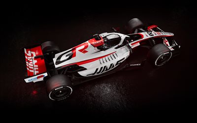 2026, Haas VF-26, 4k, Formula 1, top view, exterior, F1 racing car, Formula One racing car, F1, Haas F1 Team, VF-26, Formula One