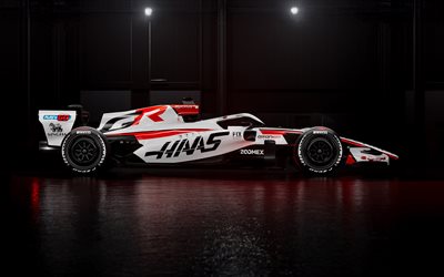 2026, Haas VF-26, 4k, Formula 1, side view, exterior, new car Haas 2026, Formula One racing car, F1, Haas F1 Team, VF-26, Formula One