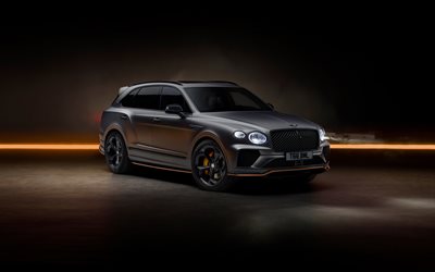 bentley bentayga s black edition, 4k, suv, 2024 auto, auto di lusso, 2024 bentley bentayga, auto britanniche, bentley