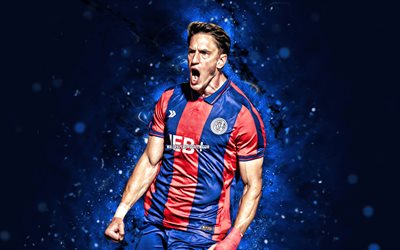 malcom braida, 4k, luces neones azules, san lorenzo fc, división argentina primaria, futbolistas argentinos, malcom braida 4k, fútbol americano, fútbol, san lorenzo de almagro, ca san lorenzo de almagro, malcom braida san lorenzo