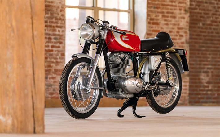 ducati 250 diana mk iii, 4k, bici retrò, bici del 1966, moto italiane, ducati